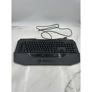 ROCCAT Isku+ Illuminated Gaming Keyboard USB Wired Backlit Macro Keys Swarm